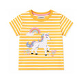 TShirt - Orange Stripe Unicorn