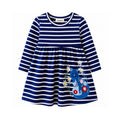 Dress Cat Blue Stripe