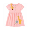 Dress - Giraffe Peach