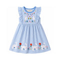 Dress Bunnies Blue Stripe