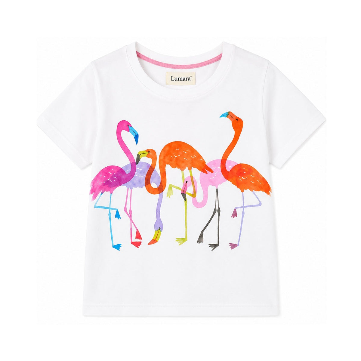 TShirt - White Flamingos