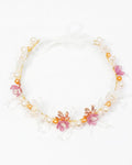 Headband Purple Floral