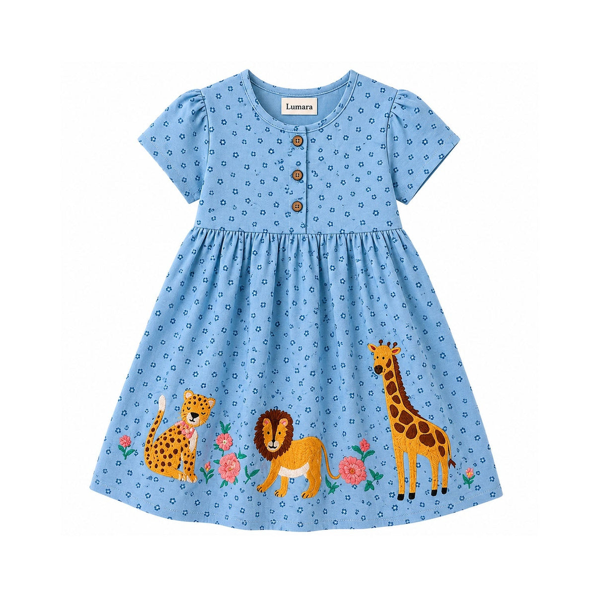 Dress - Safari Blue Stripe