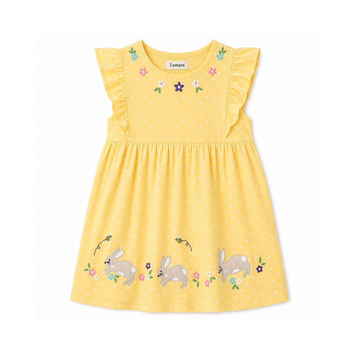 Dress Bunnies Yellow