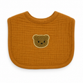 Bib Teddy Bear - Rust