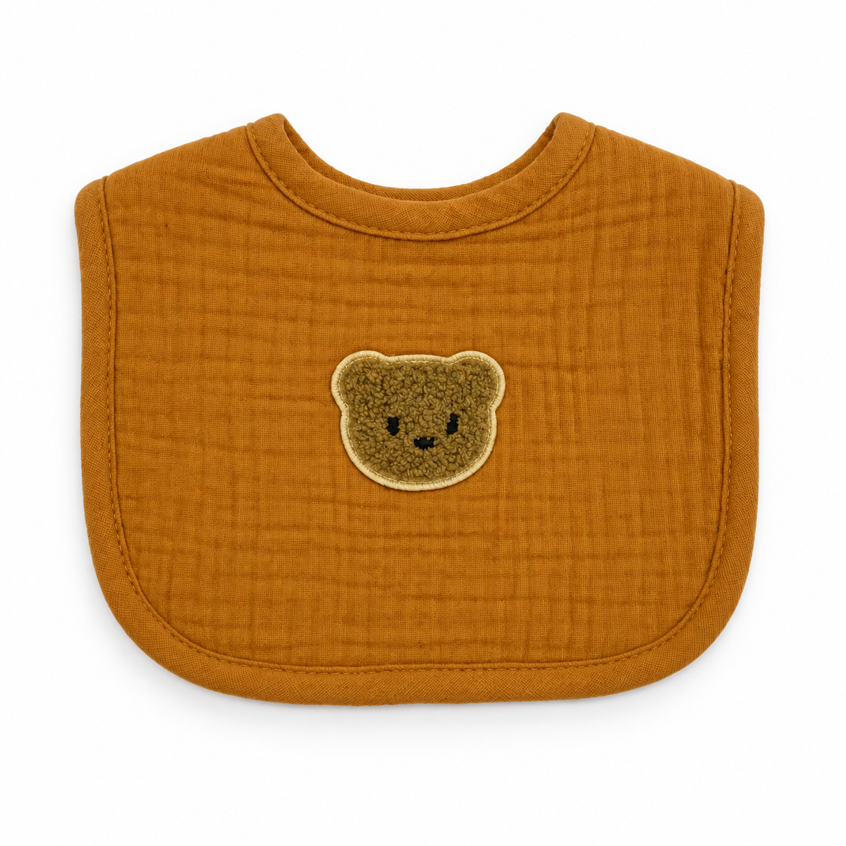 Bib Teddy Bear - Rust